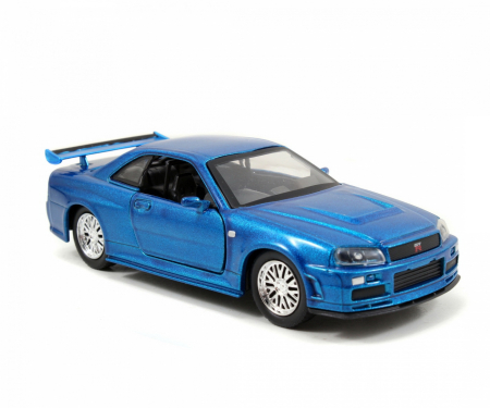 SET MASINUTE METALICE FAST & FURIOUS BRIAN'S NISSAN SKYLINE GT-R(BNR34) SCARA 1 LA 32 [5]