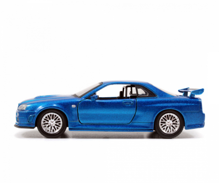 SET MASINUTE METALICE FAST & FURIOUS BRIAN'S NISSAN SKYLINE GT-R(BNR34) SCARA 1 LA 32 [4]