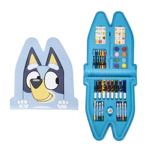 Bluey - Set papetărie copii Bluey Smile, 34 piese