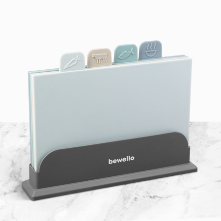 Articole pentru casă - Set placi de tăiat - plastic - 29 x 22,3 cm - 4 buc/pachet