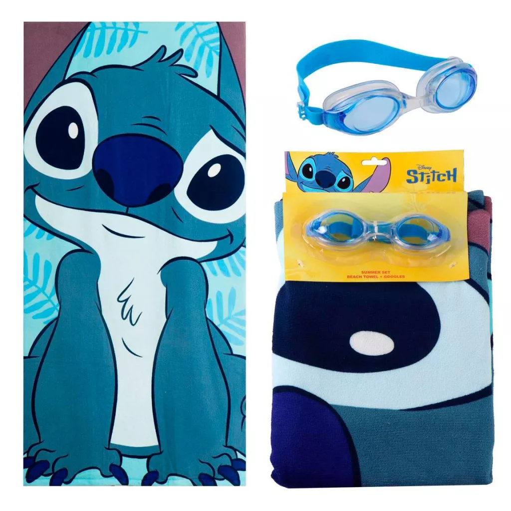 Lilo&Stitch - Set prosop și ochelari de înot pentru copii, Lilo & Stitch