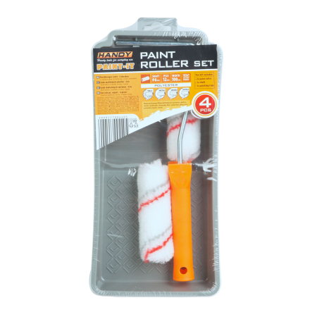 Set role de vopsea - 2 x 12 mm poliester + maner, tava - 100 mm [1]
