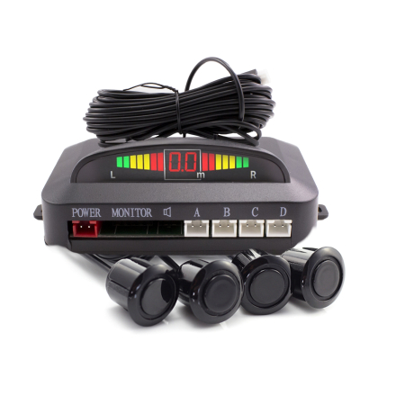 Mașina din garaj - Set senzori de parcare cu afisaj LED si semnal acustic - CARGUARD