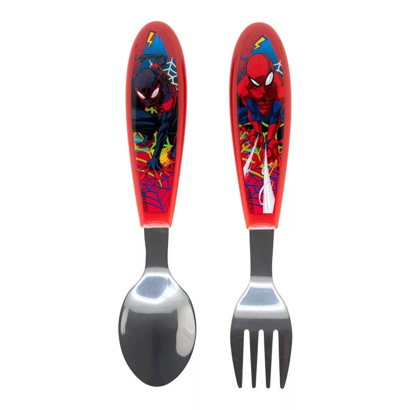 Set tacâmuri metalice Omul Păianjen Moving Target, 2 piese, model ergonomic [1]