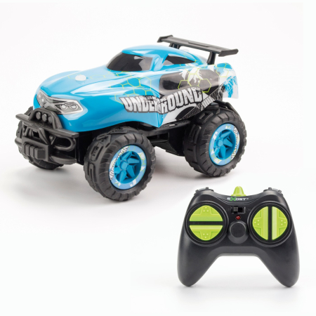 SILVERIT EXOST MASINA CU TELECOMANDA X MONSTER ALBASTRA [1]