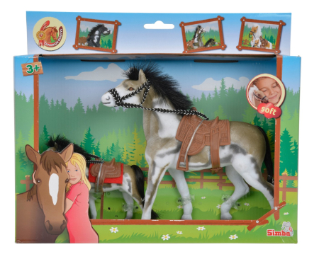Animale și seturi cu animale - SIMBA CAL CHAMP BEAUTY HORSE MARO