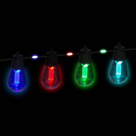 Șir de lumini solare inteligente - 84+15 LED-uri RGB - 14,5 m - bluetooth [3]