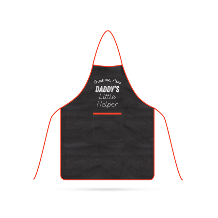 Accesorii pentru grătar - Șorț pentru copii - grătar - 44 x 60 cm - negru