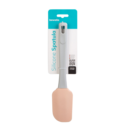 Articole pentru casă - Spatulă din silicon - culoare piersică - 25,2 x 5,6 x 1,8 cm