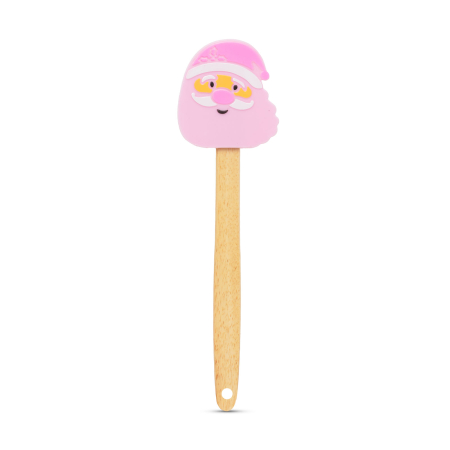 Produse de Crăciun - Spatulă din silicon - Moș Crăciun - 29 x 7,6 cm
