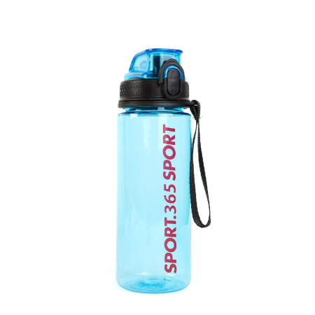 Sticlă sport – plastic transparent – 600 ml – 3 culori [7]