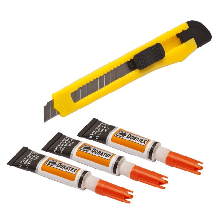 Scule de mână - Superglue cu cutit universal 3 x 3 g