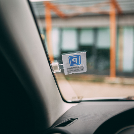 Accesorii diverse - Suport de tichete de parcare - autoadeziv