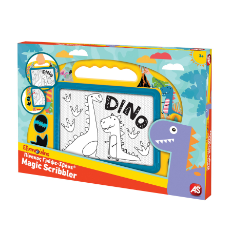 Jocuri și Jucării - TABLA MAGNETICA MAGIC SCRIBBLER BABY DINOZAUR