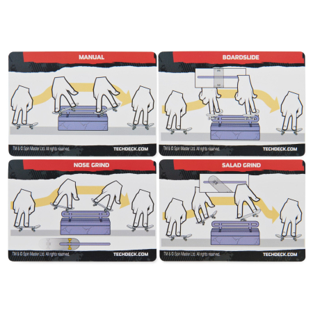 TECH DECK PACHET CU OBSTACOL FINGERBOARD JAMES [4]