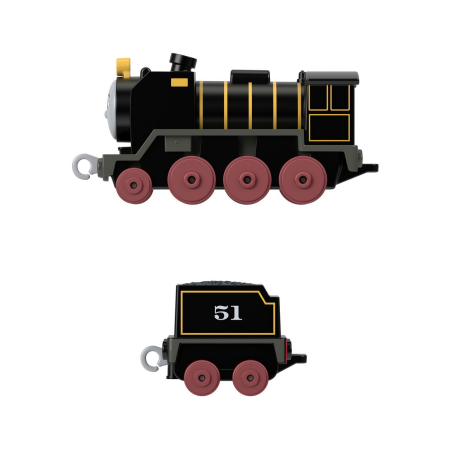 THOMAS LOCOMOTIVA CU VAGON PUSH ALONG HIRO [3]