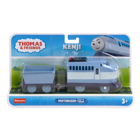Universul Copiilor - THOMAS LOCOMOTIVA MOTORIZATA KENJI CU VAGON