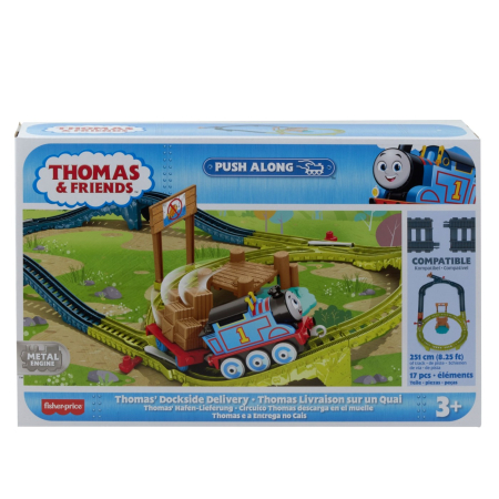 Mașinuțe, Motociclete, Elicoptere, Avioane - THOMAS SET DE JOACA CU LOCOMOTIVA PUSH ALONG THOMAS SI ACCESORII