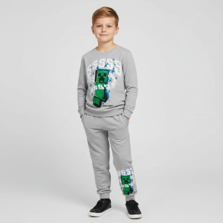 Universul personajelor preferate - Trening pentru copii Minecraft Creeper, gri