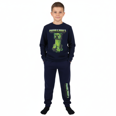 Minecraft - Trening pentru copii Minecraft Menace, albastru închis