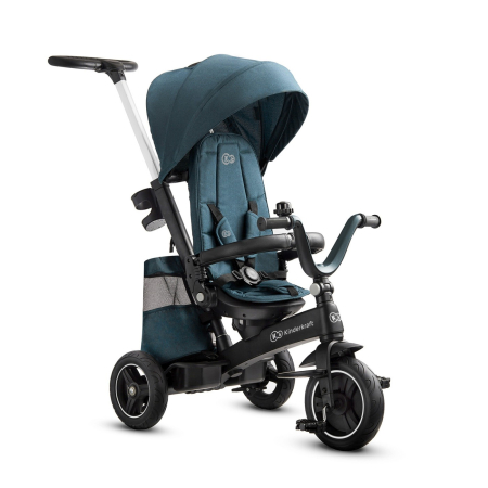TRICICLETA KINDERKRAFT EASYTWIST, MIDNIGHT GREEN [8]