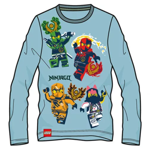 Tricou cu mânecă lungă pentru copii Lego Ninjago Blue [1]