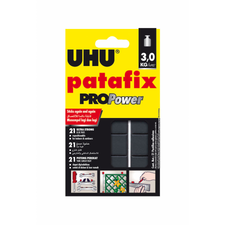 Bricolaj - UHU Patafix PROPower - lipici din plastic - 21 buc / pachet