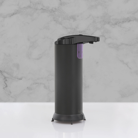 Articole pentru casă - Vog und Arths - Dozator automat de săpun lichid - 220 ml- stand alone, cu baterie - negru mat