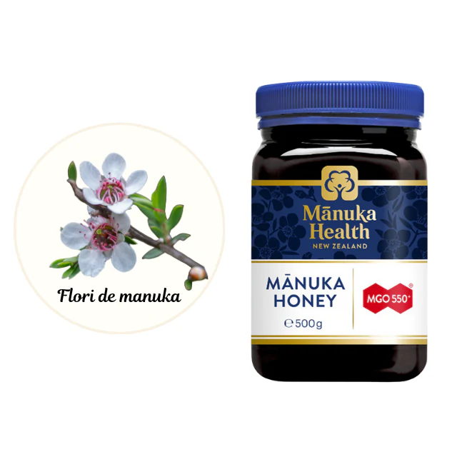 Miere de MANUKA - Miere MANUKA - MGO 550 - UMF 25+ - 500g - Manuka Health NZ