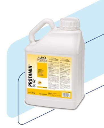 Ingrașământ Foliar - Fertilizant foliar - Protamin CU 62 - Cereale - Tomate - Pomi fructiferi - 5L