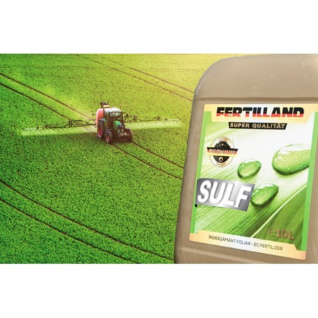Ingrașământ solid - Ingrasamant foliar cu continut de sulf, Fertilland Sulf, 10 litri, RodBun