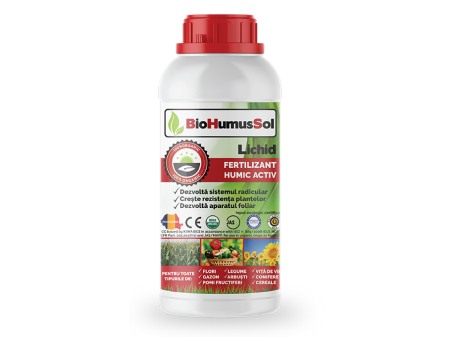 Ingrașământ Foliar - Ingrasamant organic lichid BIOHUMUSSOL - 1 Litru, BHS