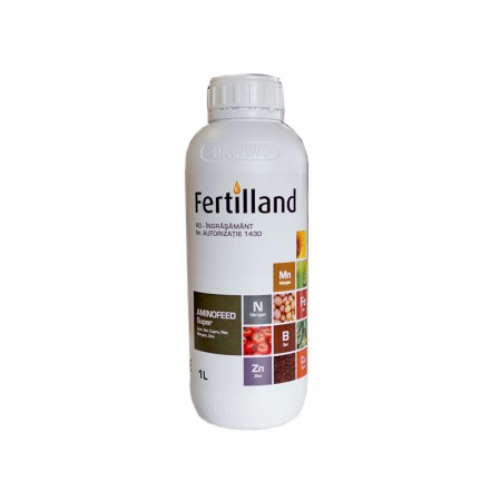 Fertilizanți - Stimulator de Crestere- FERTILLAND AMINOFEED SUPER - 1 Litru