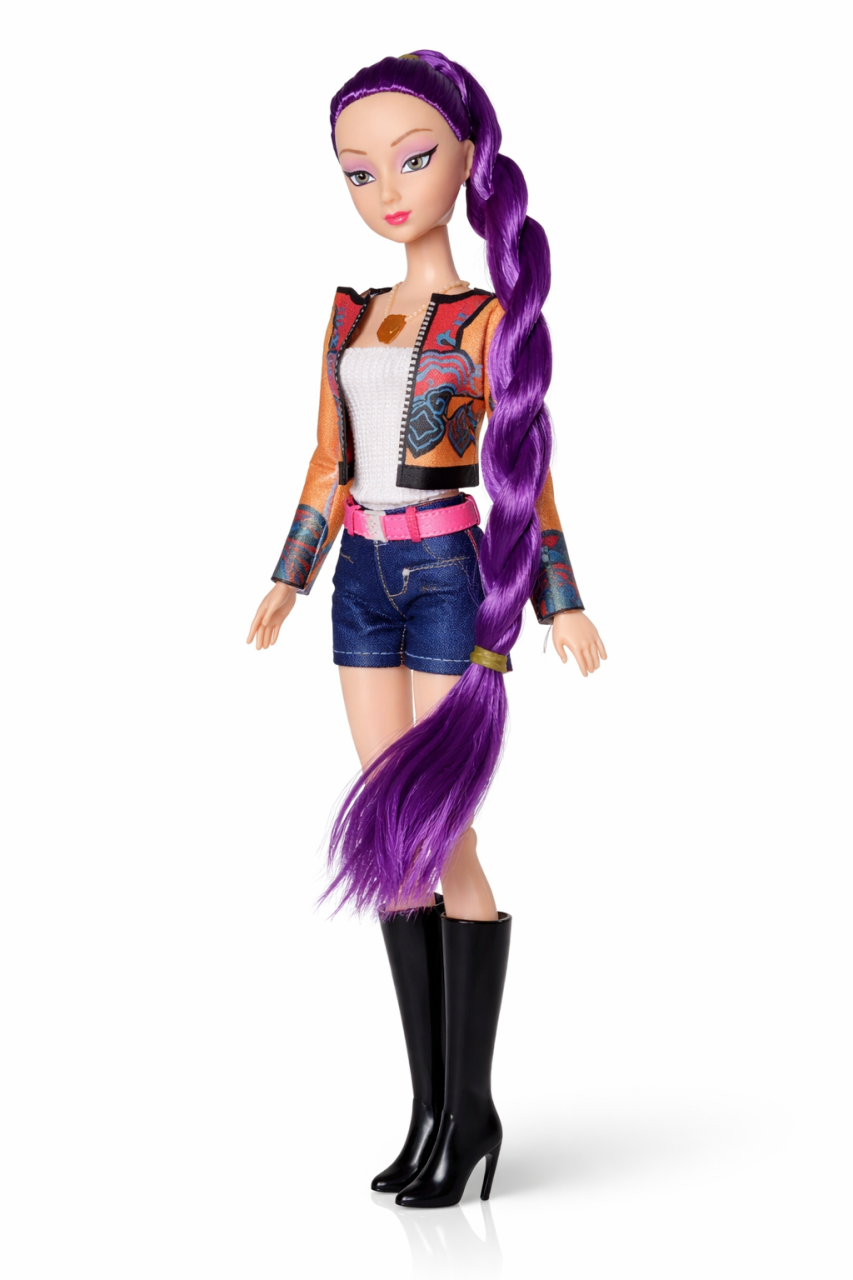 Papusa Muzicala 32 cm Kpop Demon Hunters / K-pop Demon Hunters - Vanatorii de demoni - Rumi [2]