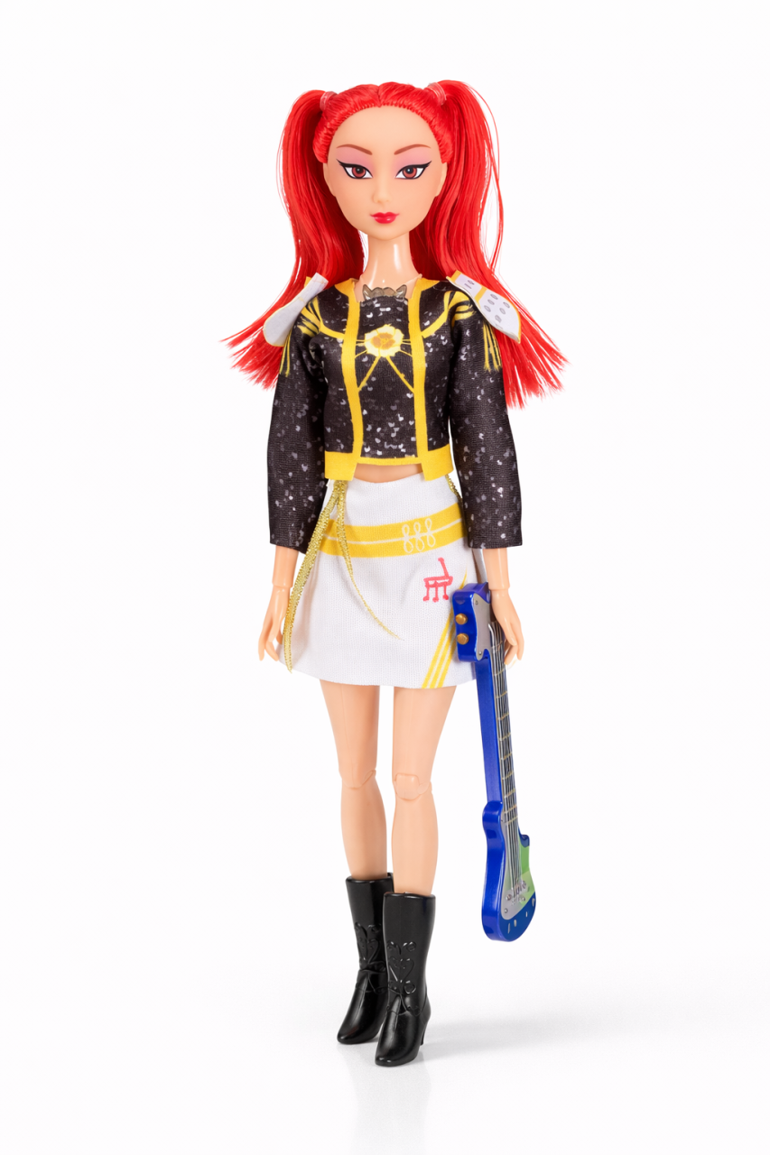 Papusa muzicala 32 cm Kpop Demon Hunters Hunters Vanatorii de Demoni - Mira [2]