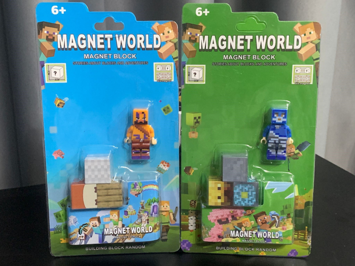 Set 2 Figurine Magnetice MagnetWorld – Building Block Random (6+ ani) Engros [3]