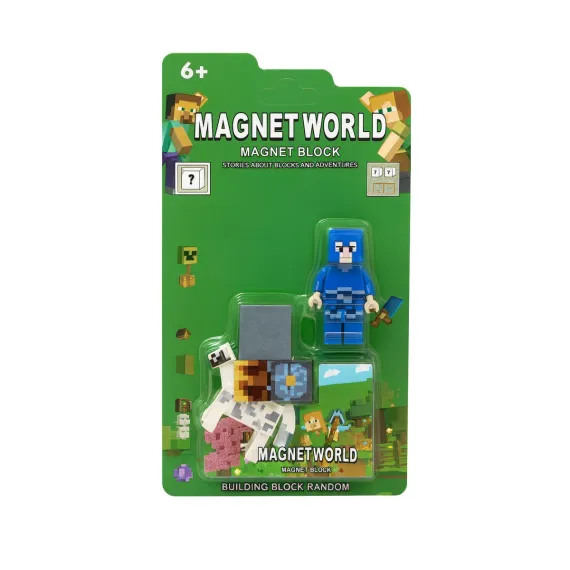 Set 2 Figurine Magnetice MagnetWorld – Building Block Random (6+ ani) Engros [2]