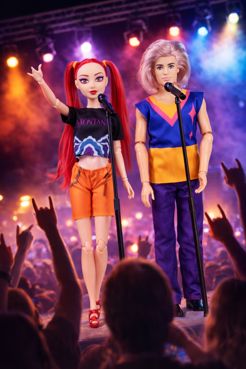 Set 2 Papusi 32 cm Kpop Demon Hunters / K-pop Demon Hunters - Vanatorii de demoni [2]