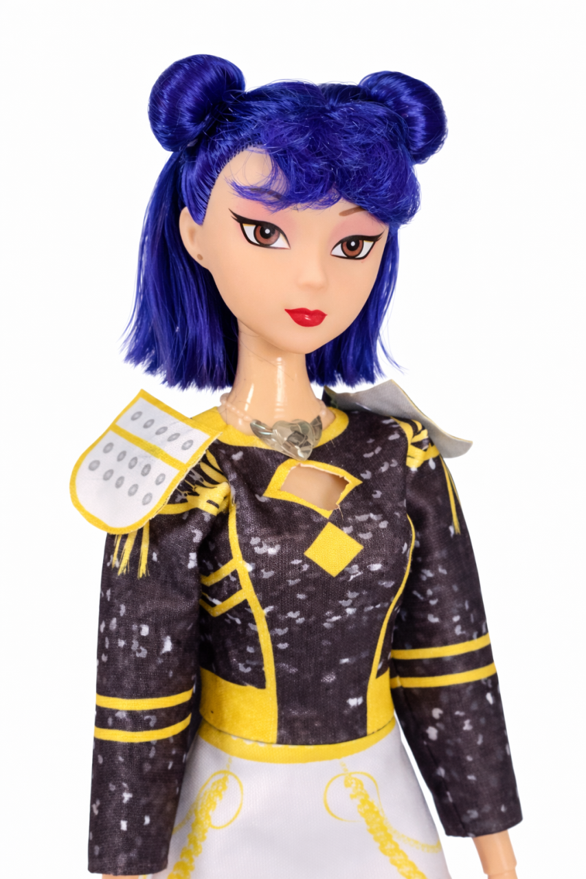 Set 3 Papusi Muzicale 32 cm Kpop Demon Hunters - Vanatorii de demoni  - alb cu auriu si negru [4]