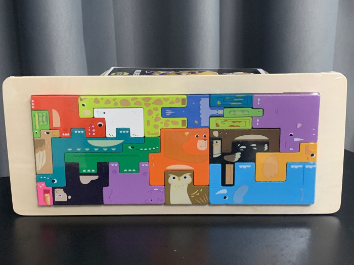 Set 3 Puzzle educative pentru copii cu dinozauri [3]