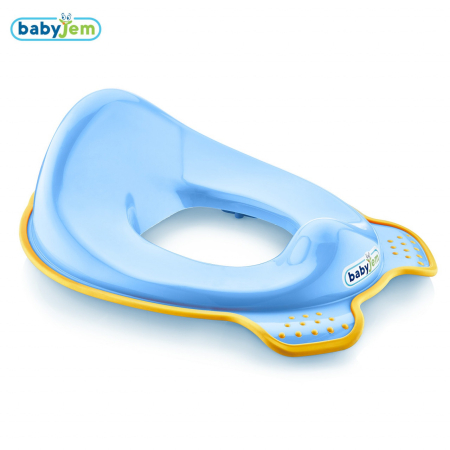 Olite, inaltaroare si reductoare - Adaptor colac WC copii BabyJem (Culoare: Bleu/Galben)