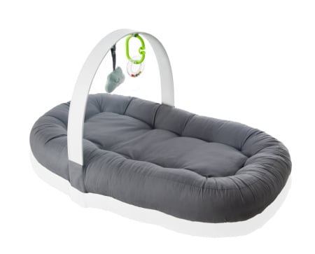 Somn - Babynest cu bara de jucarii, BabyJem, antracit