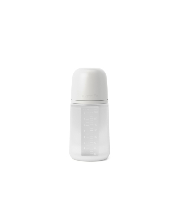 Suzete, biberoane si accesorii - Biberon din silicon, 240ml, Colour Essence SX Pro debit mediu, transparent