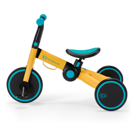 Trotinete | Biciclete - BICICLETA DE ECHILIBRU / TRICICLETA KINDERKRAFT 4TRIKE, PRIMROSE YELLOW