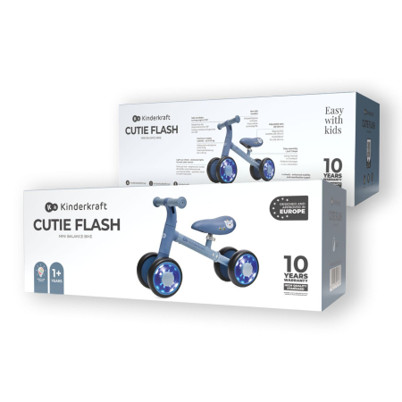 Trotinete | Biciclete - BICICLETA ECHILIBRU CUTIE FLASH, BLUE