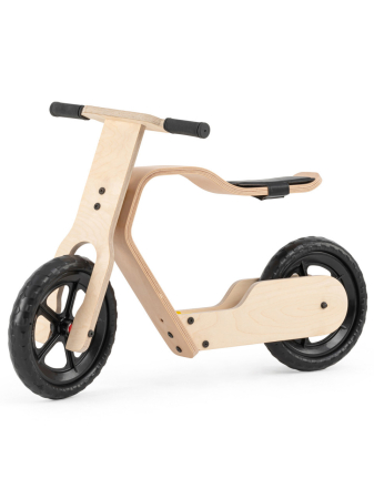 Jucării pentru bebeluși - Bicicleta fara pedale MamaToyz RideMe, din lemn natural