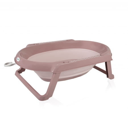 Cadite si accesorii pentru baie - Cadita pliabila BabyJem (Culoare: Somon)