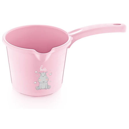 Cadite si accesorii pentru baie - Cana pentru clatire bebelusi, 1.25l, BabyJem, roz