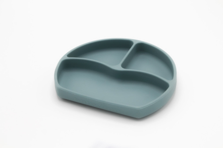 Alte accesorii hranire - Farfurie din silicon cu 3 compartimente pentru auto-diversificare BabyJem (Culoare: Vernil)