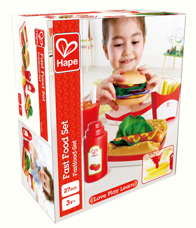 Jucării din lemn - HAPE SET FAST-FOOD